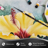 Black Velvet® Script Liner Paintbrush | Short Handle | 3007S
